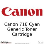 Canon 718 Hp 304A 305A 312A Compatible Toner Cyan
