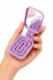 Foldable Hair Brush With Mirror