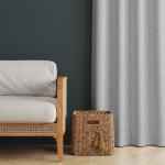 Leaf Lined Eyelet Curtain Fossil - Longer Length 270CM W X 255CM L