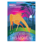 Savour This Moment Mindfulness Art Print