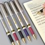 Fashion Deluxe Fine 0.5MM Pens: Blue Black Red - Smooth Writing Durable Plastic Suitable For Daily Use And Office Settings