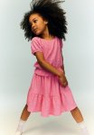Crinkled Jersey Skirt - Pink