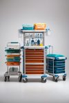 Blue Resuscitation Trolley