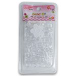 Fashion Hair Plastic Clear Beads - Small