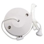 Eurolux Ceiling Pull Switch White 1-WAY