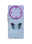 Beautiful Girls Design Marble Style Cover Compatible For Honor X9A