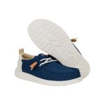 Wally Summer Linen Sargasso Blue White