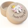 1pc Tooth Fairy Box Cute Carved Wooden Tooth Box With 3D Tooth Decor Souvenir Tooth Keepsake Storage Box Great Christmas Halloween Thanksgiving Day Birthday