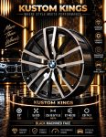 19 Inch Bmw Fitment Rims 5 120 Pcd – Black Machine Face Alloy Wheels – Staggered Fitment