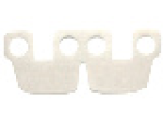 Parts Minifigure Armor Kama Cloth 74664 - White