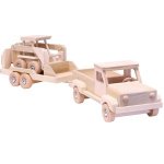 Wooden Toy Truck And Trailer