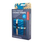 Kikkerland World Traveller Luggage Straps