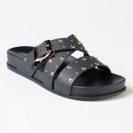 Madison Cross Sandal - Black - 8
