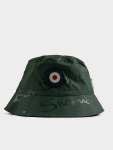 Wax Plastisol Target Bucket Hat - Dark Olive - L Dark Olive