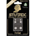 Studex Deluxe Silver Earrings Crystal Daisy