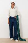 Long Wide Leg Jeans - 16 Dark Wash