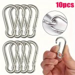10PCS Durable Alloy Hanging Buckle - Suitable For Outdoor Camping Travel And Hiking