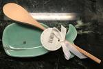 Two's Company 51282 Whale Spoon Rest With Spoon Aqua