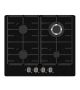 Falco Black Glass Gas Hob 60CM FAL-BGH-60