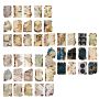 Craft Scrapbooking Creative Vintage Burn Torn Diy Journal Paper Set -14CM