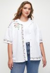Cotton On Plus Haven Short Sleeve Shirt - White Embroidery