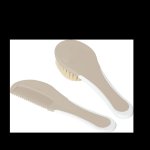 Bebejou Brush And Comb Set- Asstd Colours - Taupe