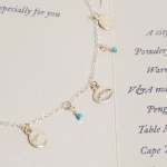 Sterling Silver "i Love Cape Town" Charm Necklace