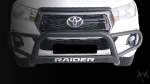 Toyota Hilux Black Stainless Steel Tri Bumper 2020+
