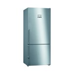 Bosch Serie 6 Fridge - 521 Litre No Frost Bottom Freezer Combination Doors Inox Easy Clean