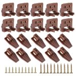 10PCS Drawer Slide Track Guide Glide For Center Mount Drawer For Dressers And For Nightstand For Kenlin For Rite-trak 1 Drawer S