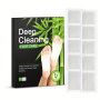 10pcs Bamboo Vinegar Foot Pads For Deep Cleansing & Soft Feet - Hypoallergenic Easy-to-Use Adhesive Sheets
