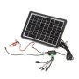 15W Solar Panel With Built-in USB Phone Charger - SFSM15W-12V-GD