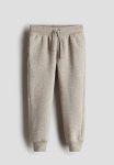 Brushed-inside Joggers - Beige