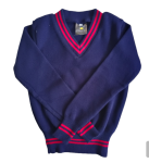 Prof Navy And Red Striped Long Sleeve School Jersey - Unisex