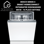 Bosch Series 4 - Smart Integrated Dishwasher - 60CM - 14 Place Setting