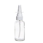50ML Clear Glass Aromatherapy Bottle With Nasal Sprayer 18 415