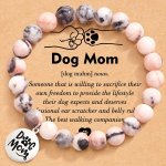 1PC Dog Charm Bracelet For Dad Mom Best Dog Mom Gifts For Women Dog Dad Gifts For Men Dog Lover Gift Idea For Mothers