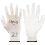 White Nylon Lined Pu Coatedgloves SZ-9