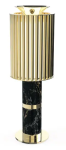 Donna Black Marble Table Lamp