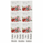 MINI Tear Resistant Deco Print Flowers +/-10CM