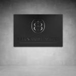 Business Sign D08 - 300 X 500 Matt Silver No