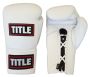 Pro Fight Leather Boxing Gloves - White