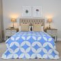 Belfiore Finesse - Daisy Chain Sky Blue/natural - 200 X 230 Cm