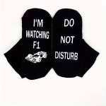 Do Not Disturb Pattern 1 Pair Men's Mid Calf Short Crew Socks Breathable Comfy Casual Socks Versatile Fashion Socks