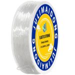 Julimaidong 0.8MM Elastic Bracelet String Cord Crystal Stretch Bead Cord For Bracelets Jewelry Making Clear Stretchy Elastic Str