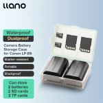 Llano LP-E6 Camera Box Professional Waterproof Memory Card Sd Tf Hard Protector Case For Canon D5000 D3000 D700 D100 D60 D40 D
