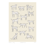 Dalmations Art Print - A4
