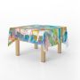 Beach Umbrella Square Tablecloth By Kristin Van Lieshout