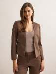 Farrah Fitted Blazer - 16 Chocolate Suit