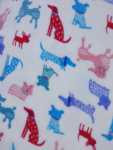 Printed Fluffy Fleece Jacquard